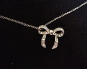 Bow Charm Adjustable Necklace