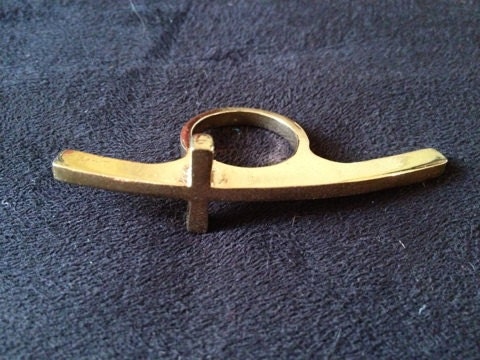 Gold Cross Ring