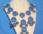 Blue Bubble Necklace