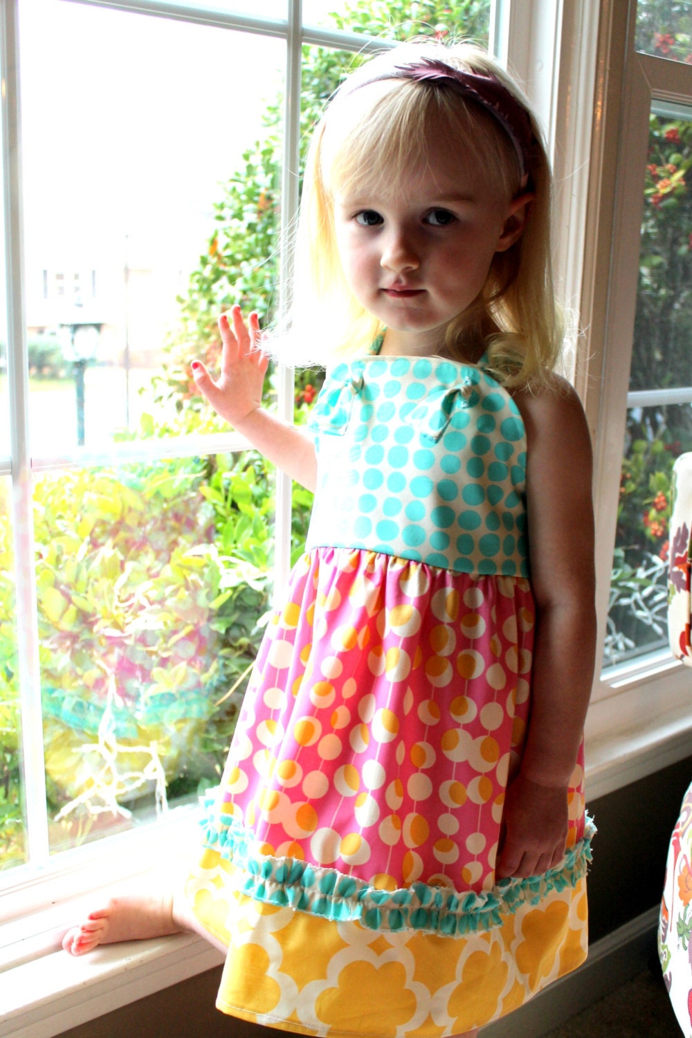 The Ella Polka Knot Dress