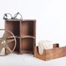 Set of Two Divided Wooden Boxes, Wall Cubbies
