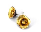 Extra Small Powder Coated Gold Bloom Studs