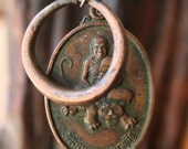 Vintage Monk, Dragon and Tiger Necklace with Antique African Ring