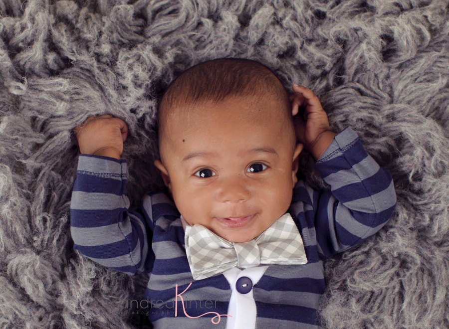 Baby Cardigan Onesie - Navy/Gray Preppy Baby Boy Cardi - Perfect for a Fall or Winter Baby Shower Gift