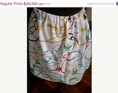 SALE Handmade Angry Birds fabric womens skirt