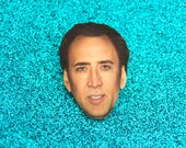 Nicolas Cage Face Pin
