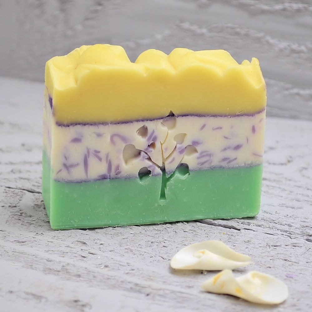 Island Girl Soap, Tropical Fruit, Tropical Flowers, Shea Butter Soap, Cold Process Vegan Soap