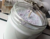 Cotton Candy scented Soy Candle - Fluorescent Soy Candle -- 8 ounce Jar