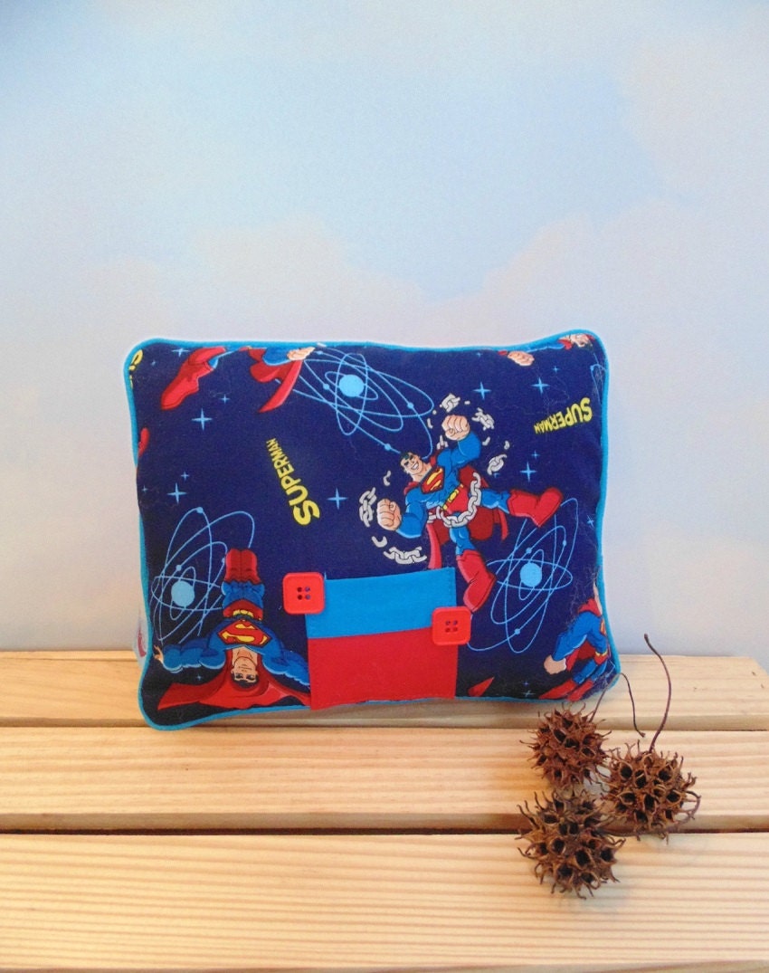 Superman Tooth Fairy Pillow, Super Hero Tooth Fairy Pillow