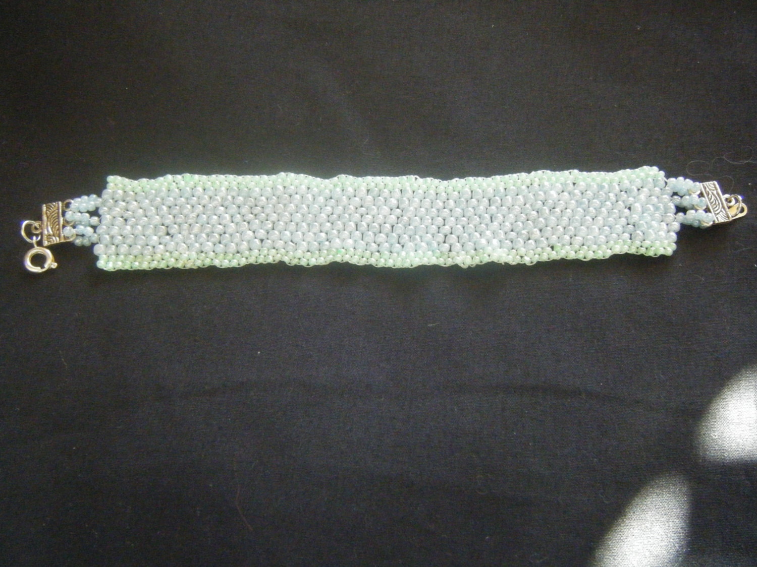 Pastel Blue and Green Bracelet