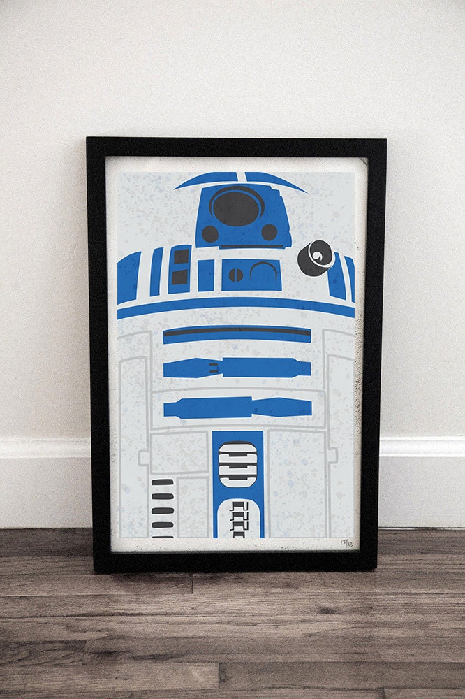Star Wars drone R2D2 poster geekery