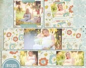 Pro Photographers,   3x3 Accordion Mini Book Template Photoshop Templates