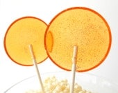 Grapefruit Chamomile Cardamom Gourmet Lollipops - Set of 7 - Party Favors - Wedding Favors LuxeLollies
