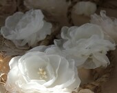 Shabby chic Wedding Garland - floral arrangement-  window shop decoration- fabric roses garland for romantic and country chic weddings