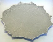 REDUCED PRICE Vintage Woodfield by Steubenville Pottery  13 Inch Round Chop Plate Serving Platter Mid Century