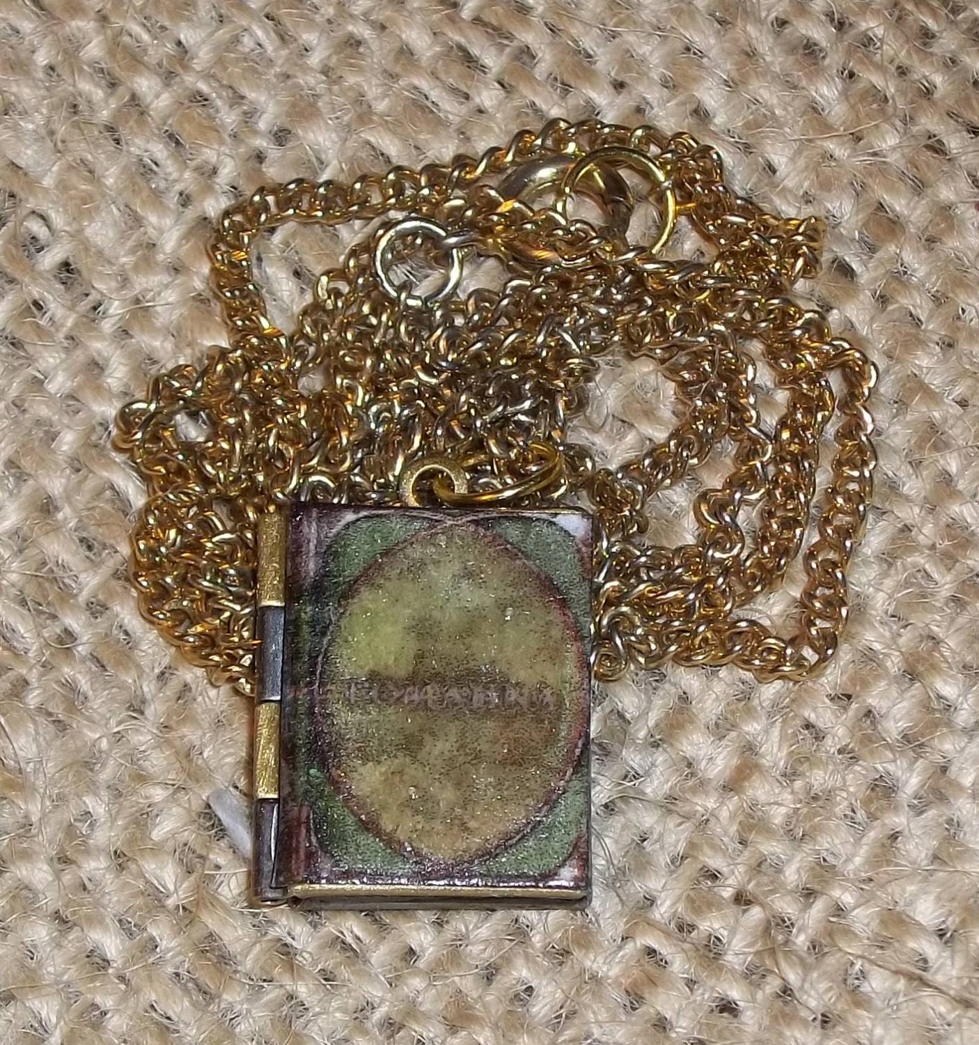 MYST 4 Linking Book Locket - Custom hand-finished miniature piece - Authorized MYST item
