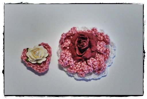 Dusty rose embellishments