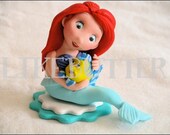 Edible Little Mermaid Inspired Cake Topper Il_170x135