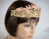 Bridal Tiara, Bridal Headband, Wedding Head Band, Wedding Head Piece, Pearls, Vintage Inspired, Vintage Bridal Hair Accessories - Tara