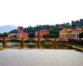 Travel Photography-The Arno River in Florence, Italy-Fine Art, Landscape, European, Tuscan Photography