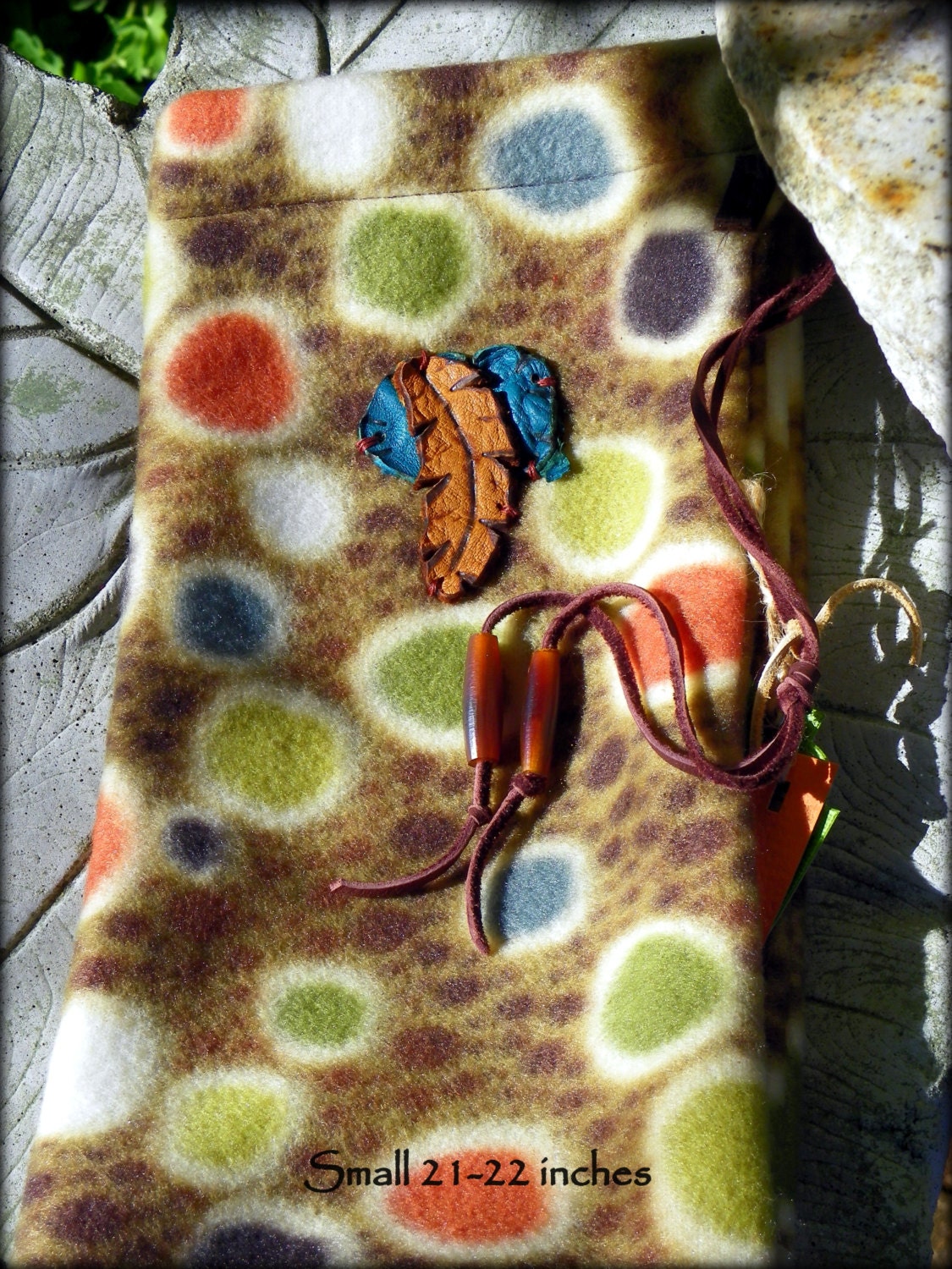 Small Buttery Soft Anti-pill Fleece Flute bag/case/holder