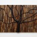 Wall art tree sculpture made with reclaimed barnwood and real tree branches, 49"x26.5"x1-1/2"