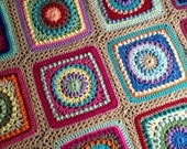 BabyLove Brand Textured Circles Blanket - Couch/Throw/Bed 68"x82" Custom color/size - Fall color, pastel