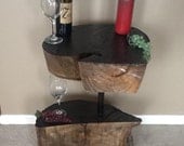 Rustic-Modern End/Side Tables (made from tree slabs)