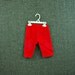 Vintage Baby Boy Dress Pants, size 12 months, bright tomato red