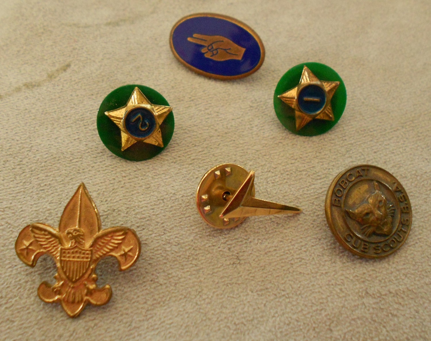 Assorted Pins & Tacks - BSA -  Boy Scouts Plus More - Vintage - DJGStuff