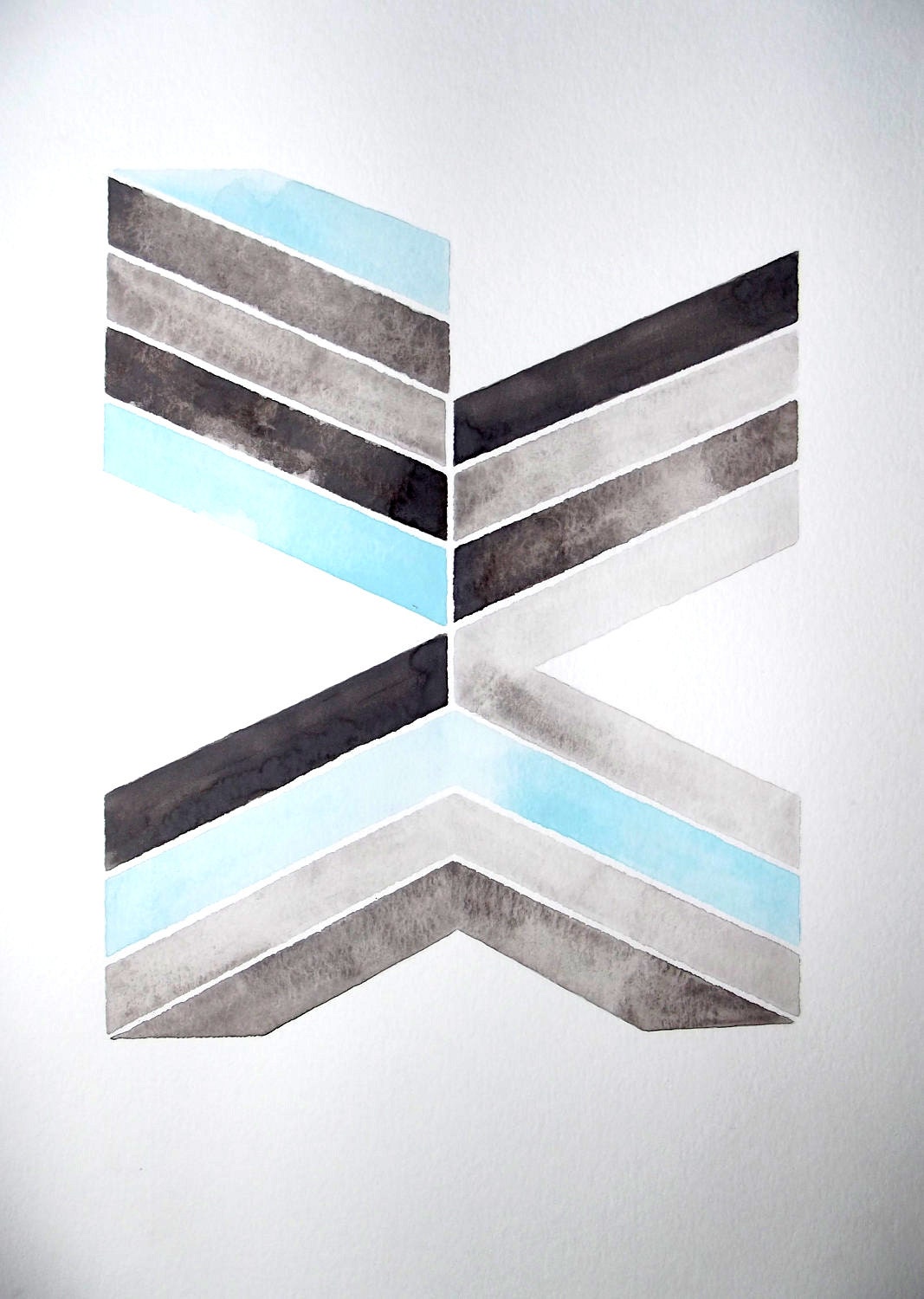 Stone Arrow - Original Watercolor