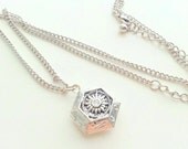 Hexagon Locket Necklace
