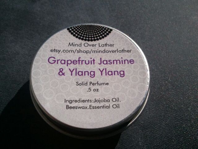 Grapefruit Jasmine & Ylang Ylang Solid Perfume