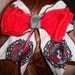 Set of 2 Cameo Ribbon Bows Large and X-Large