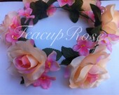 Large Pastel Floral Crown