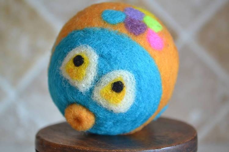 Fishie - Felted Wool Toy.  Pretend play, Waldorf inspired. Natural, Eco toy. Plush fish.