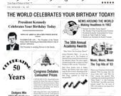 50th Birthday Card 1963 Time Capsule 5 X 7 INSTANT DOWNLOAD .JPG