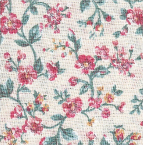 Pink Rose Floral Fabric FQ Fat Quarter 18 x 20 100% cotton quilt sew craft fabric