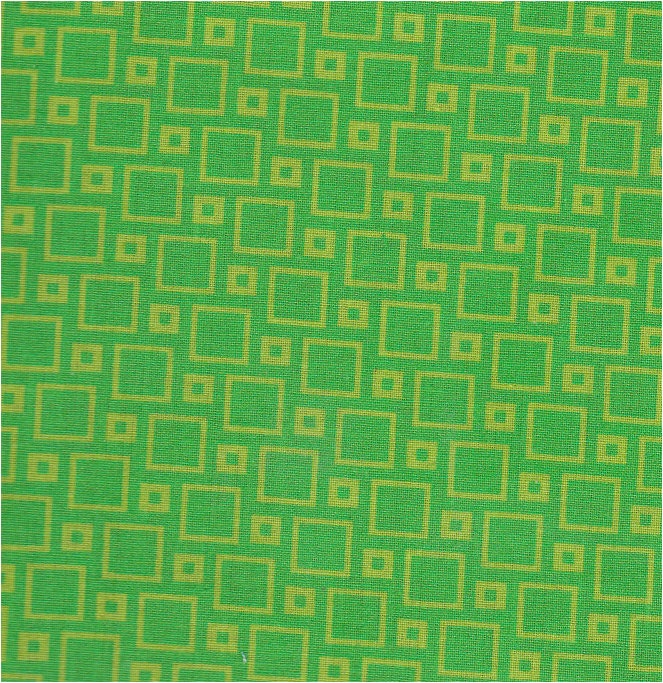 Green Print Fabric Fat Quarter 18 x 20 100% cotton quilt sew craft FQ fabric