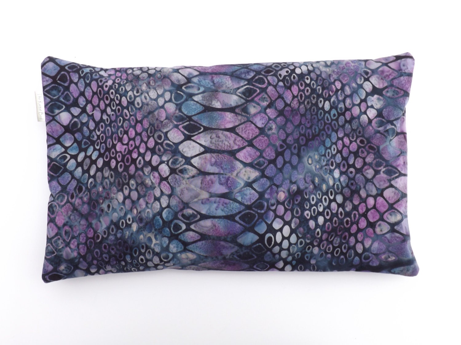 Purple Batik Relaxing Flax Seed Pillow