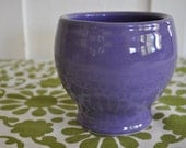 Lilac Vase, Candy or Pencil Pot - Wheel Thrown Pottery