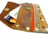 Vintage Baseball Glove Leather Wallet