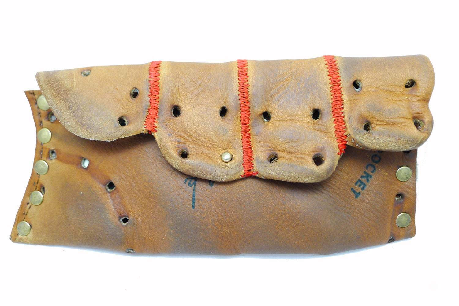 Vintage Baseball Glove Leather Wallet