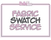 Fabric Swatch - Choose from Hundreds of Fabrics - by BellaToo