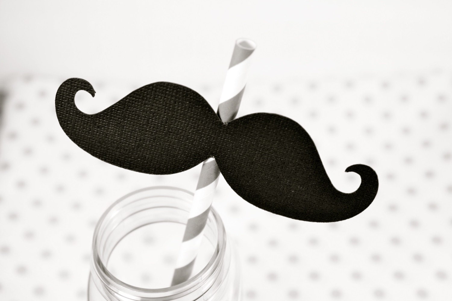 25 MUSTACHE STRAWS - Moustache Party Straws - Choose your color - Photo Booth Prop, Paper Straws, Moustache, Striped, photo prop