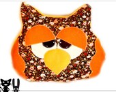 Stuffed owl, stuffed toy, owl pillow, stuffed animal, pillow, plush toy, soft toy, plushie, handmade