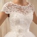 Vintage Inspired Wedding Dress Vintage Lace Cap Sleeve Top Custom Sizing Available