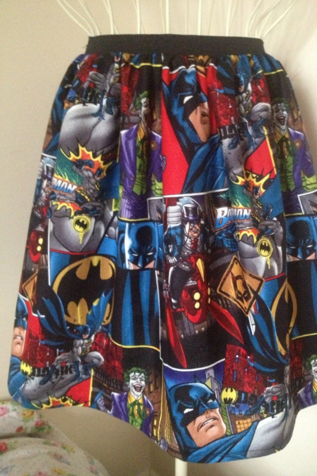 Batman full skater style skirt