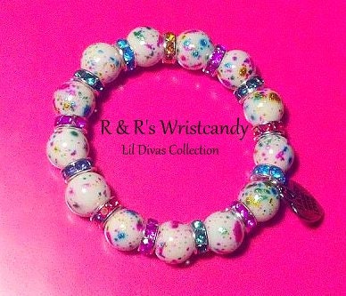 Lil Divas Confetti Pop Beaded Bracelet