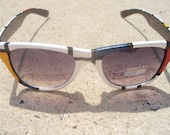 Artsy Mondrian Composition Custom Sunglasses